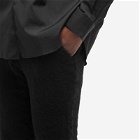 Comme des Garçons Homme Plus Men's Dobby Cloth Garment Treated Pant in Black