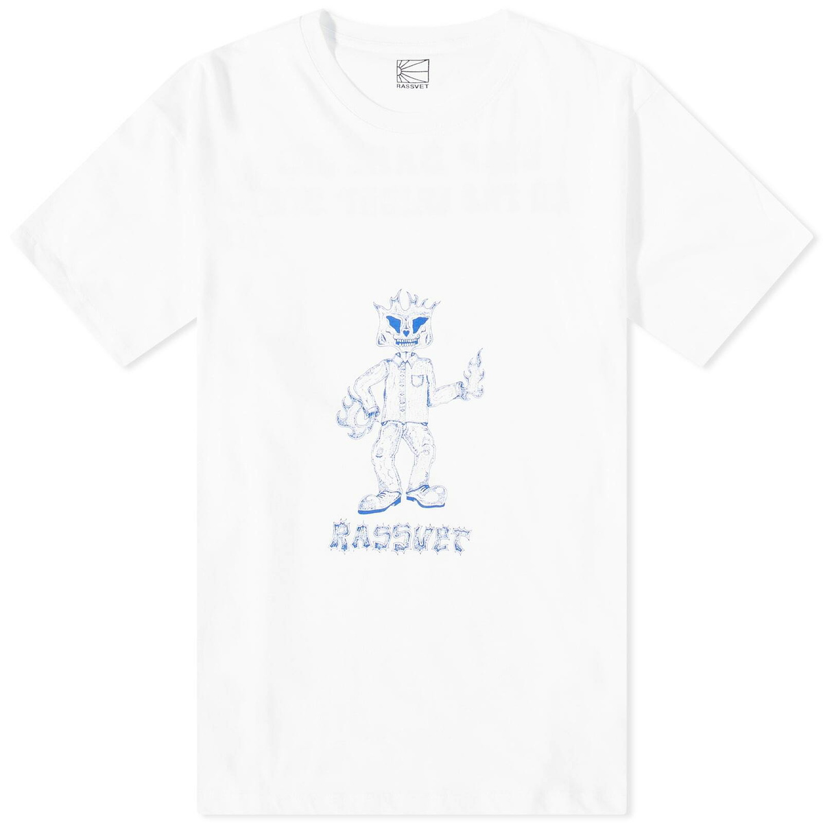 PACCBET Men's Keep Dancing T-Shirt in White PACCBET