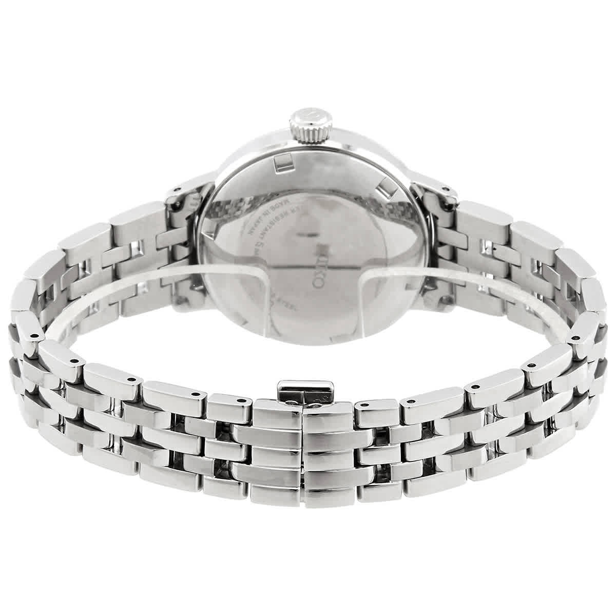 Seiko Presage Automatic Diamond Blue Dial Ladies Watch SRE007J1