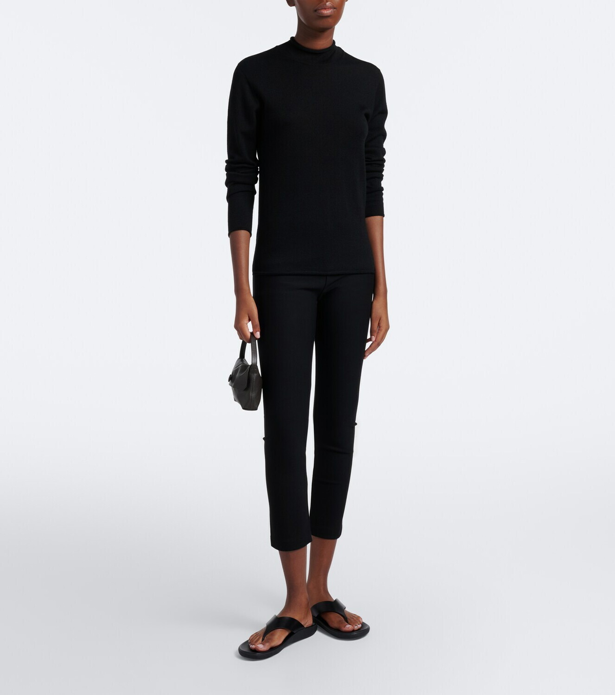 The Row Sally Small leather top-handle bag
