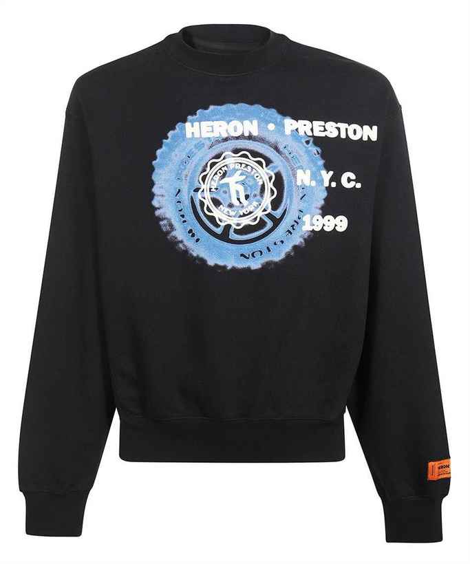 Photo: HERON PRESTON Cotton Crew-neck Sweatshirt