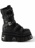 VETEMENTS - New Rock Gamer Embellished Platform Boots - Black