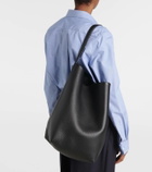 The Row Park Large N/S leather tote bag
