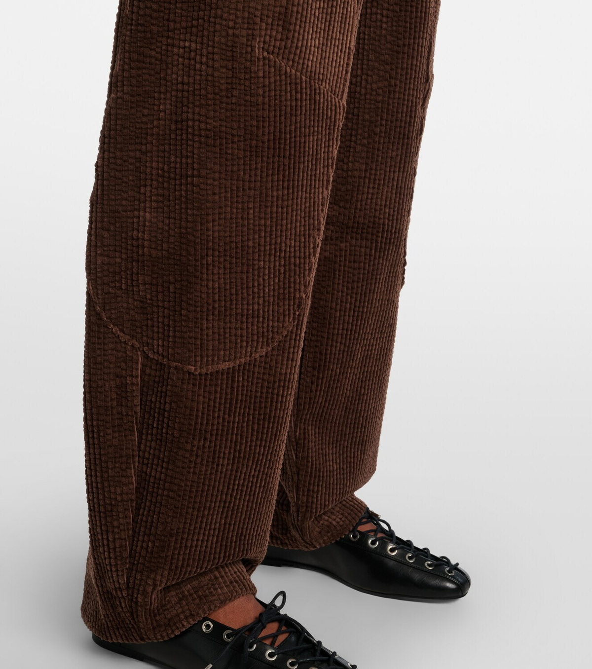 Ganni Cotton corduroy cargo pants