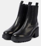 Hogan Leather Chelsea boots