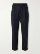 Barena - Straight-Leg Wool-Flannel Suit Trousers - Blue