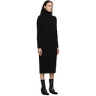 Haider Ackermann Black Wool and Cashmere Invidia Dress