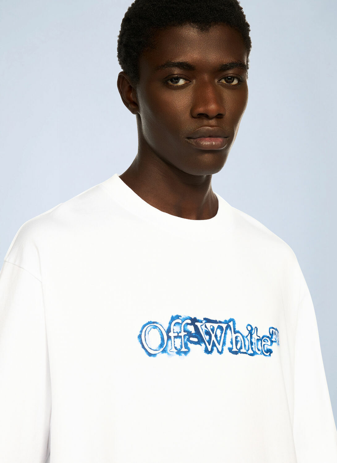 Off-White Cloudy Arrow Skate Logo T-Shirt Off-White