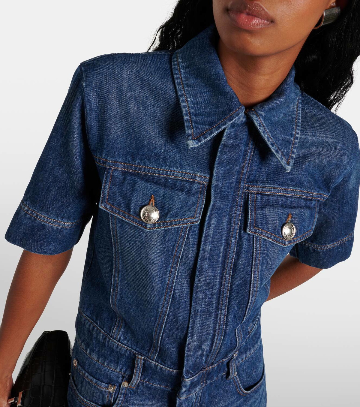 Sportmax Guglia denim jumpsuit