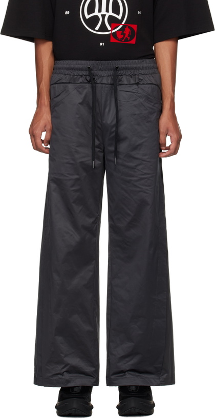 Photo: NAMESAKE Black Wolves Wide Leg Trousers