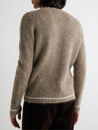 NN07 - Jack Striped Alpaca-Blend Sweater - Neutrals