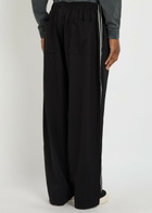 Mki Miyuki Zoku Logo-embroidered Straight-leg Jersey Track Pants Black