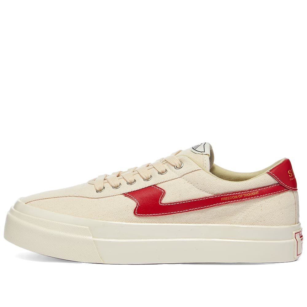 stepney workers club dellow s strike leather sneaker