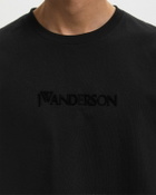 JW Anderson LOGO EMBROIDERY TEE Black Mens Shortsleefe