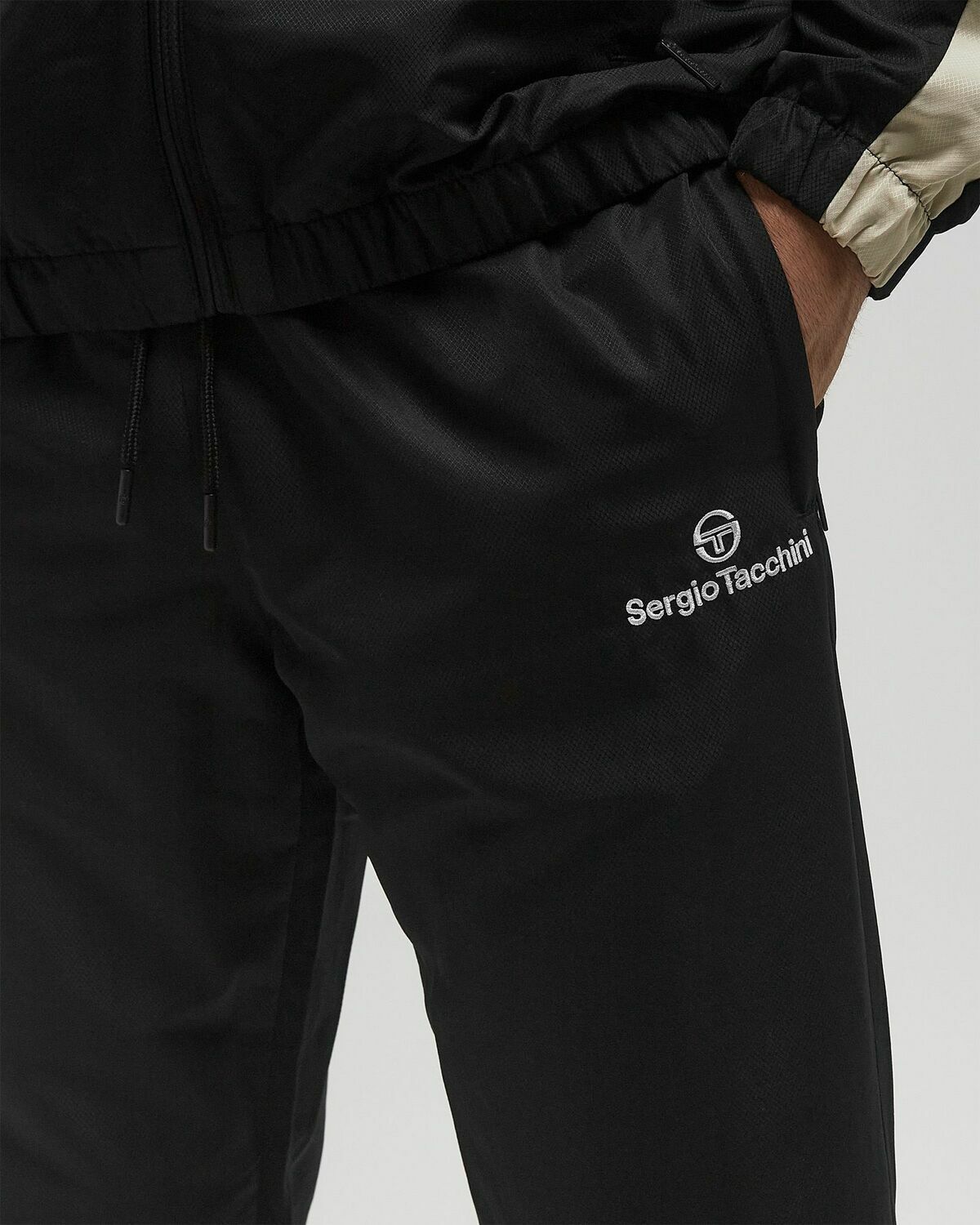 Sergio Tacchini CARSON 024 PL PANTS Black Mens Track Pant