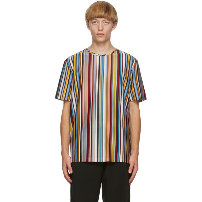 Paul Smith Multicolor Signature Stripe T-Shirt Paul Smith