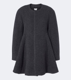 Bottega Veneta Pleated wool-blend coat