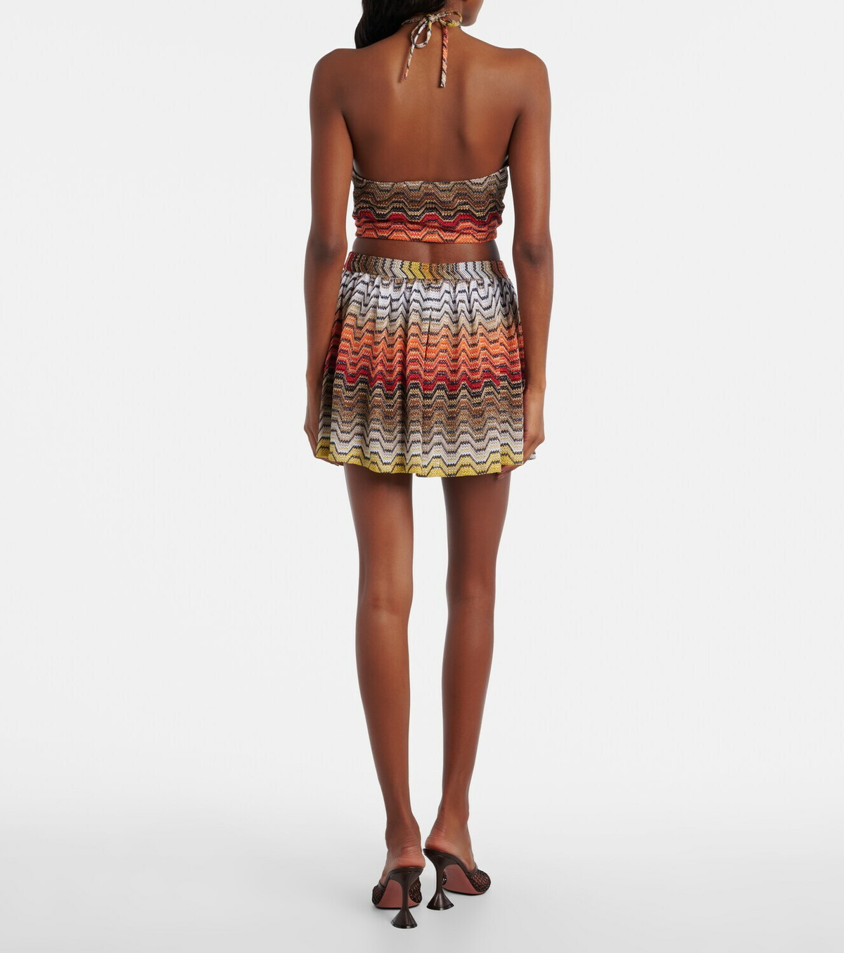 Missoni Wave lamé miniskirt