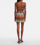 Missoni Wave lamé miniskirt