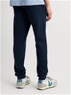 Schiesser - Vincent Tapered Organic Cotton and Lyocell-Blend Jersey Sweatpants - Blue