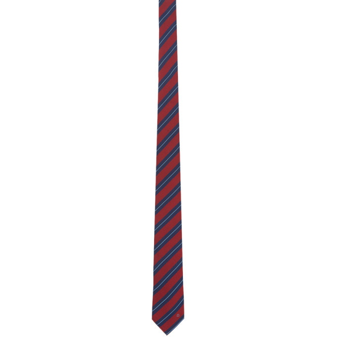 Photo: Salvatore Ferragamo Red and Blue Striped Tie
