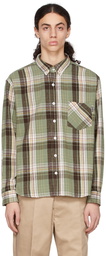 Noon Goons Green Flannel Shirt