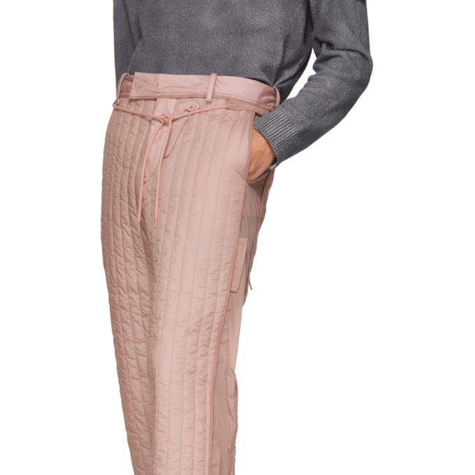 Craig Green Pink Quilted Skin Trousers Craig Green