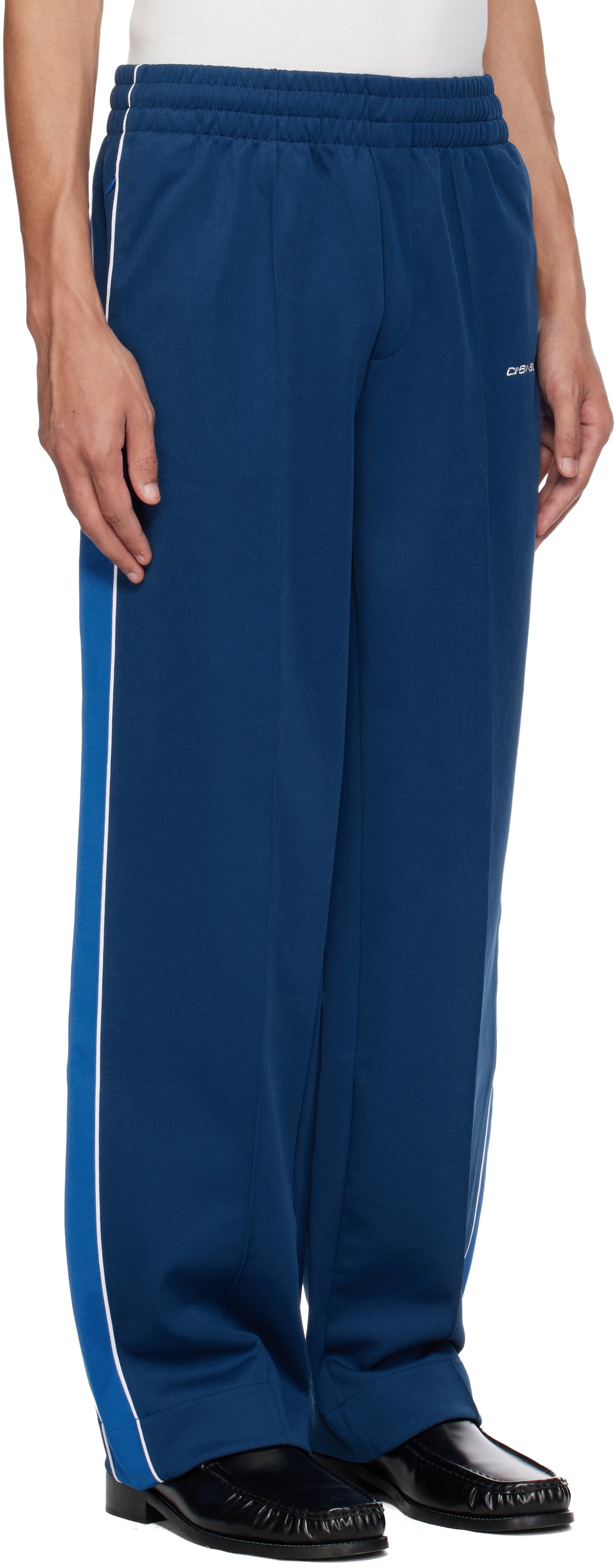 Casablanca Navy Cyber Tricot Track Pants