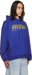 Members of the Rage Blue Printed Hoodie