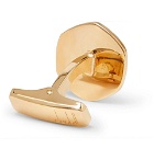 Dunhill - Gold-Plated Sapphire Cufflinks - Men - Gold