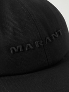 Isabel Marant - Tyron Logo-Embroidered Cotton-Twill Baseball Cap - Black