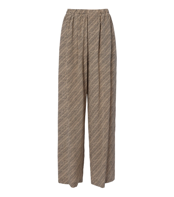 Photo: Balenciaga Logo silk pajama pants