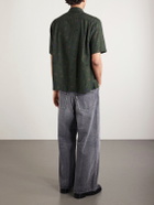 Sacai - Layered Floral-Print Woven Shirt - Green