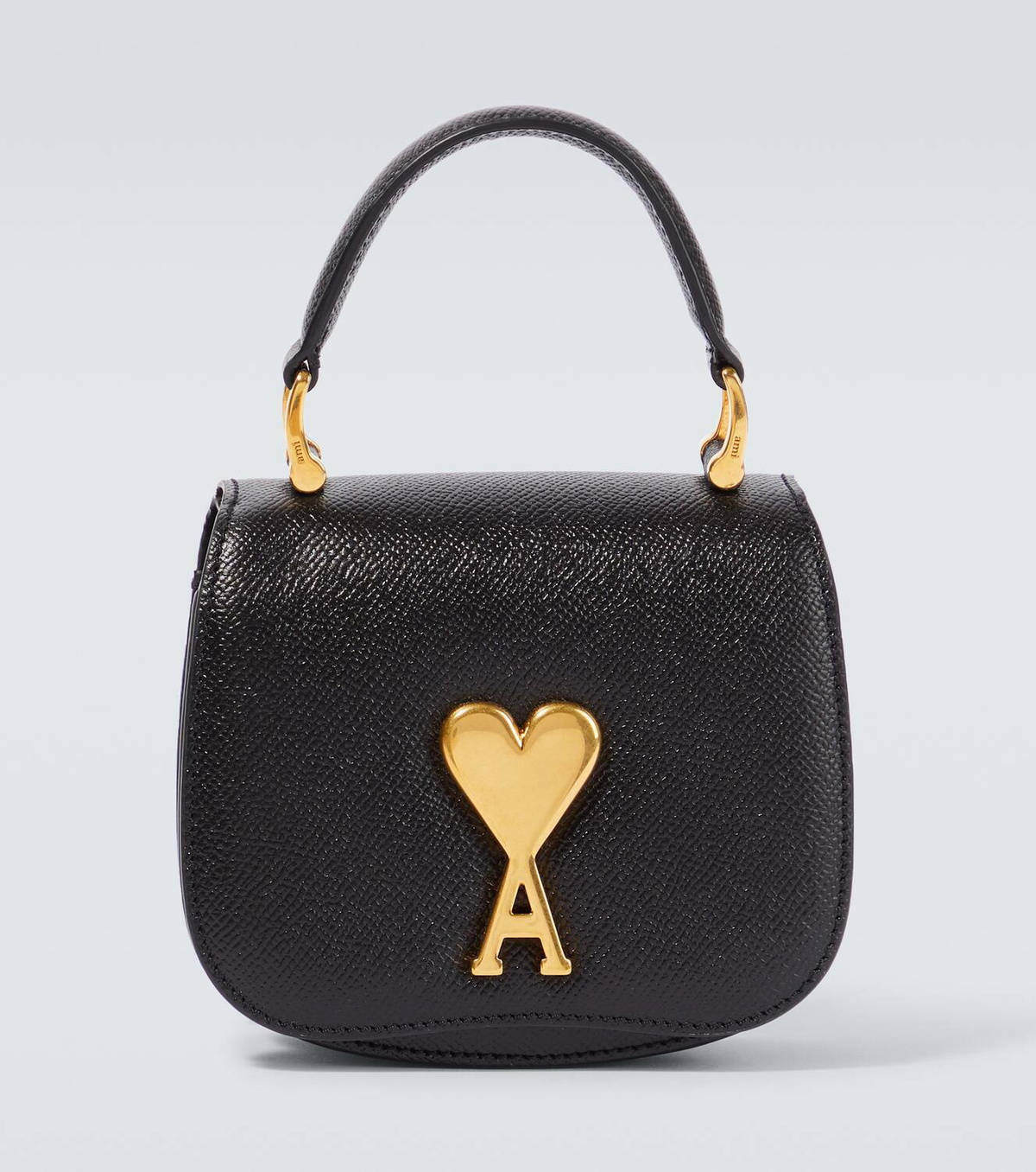 ★【AMI PARIS】 Heart Logo Round Cross Bag★ー ミニ バッグ★ ☆【AMI PARIS】 Heart Logo Round Cross Bag☆ー ミニ バッグ
