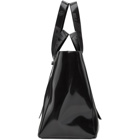 Off-White Black Leather Arrow Tote