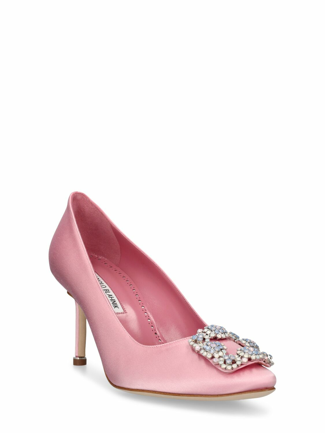 MANOLO BLAHNIK - 70mm Hangisi Satin Pumps Manolo Blahnik