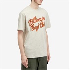 Billionaire Boys Club Men's Script Logo T-Shirt in Oatmeal