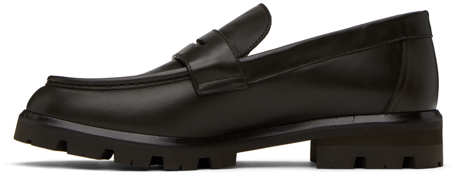 Legres Brown Strap Loafers