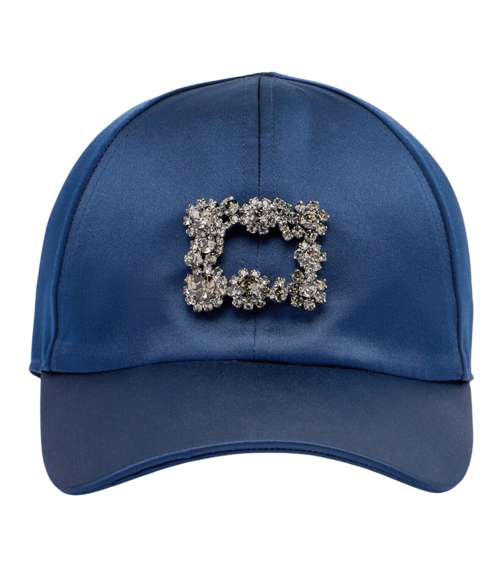 Photo: Roger Vivier Efflorescence satin baseball cap