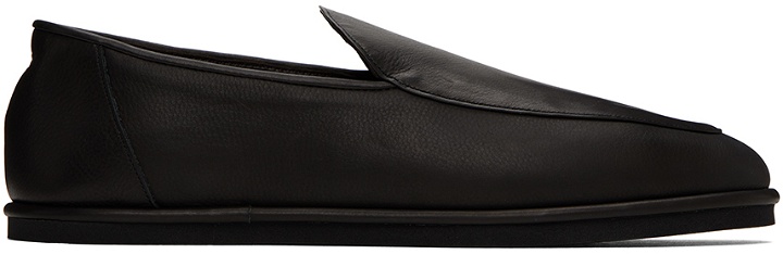 Photo: AURALEE Black Leather Loafers