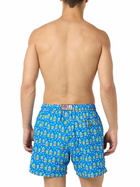 MC2 Saint Barth Man Lightweight Fabric Swim-shorts Lighting Micro Fantasy With Paloma Portofino Gin Print | Portofino Dry Gin Special Edition