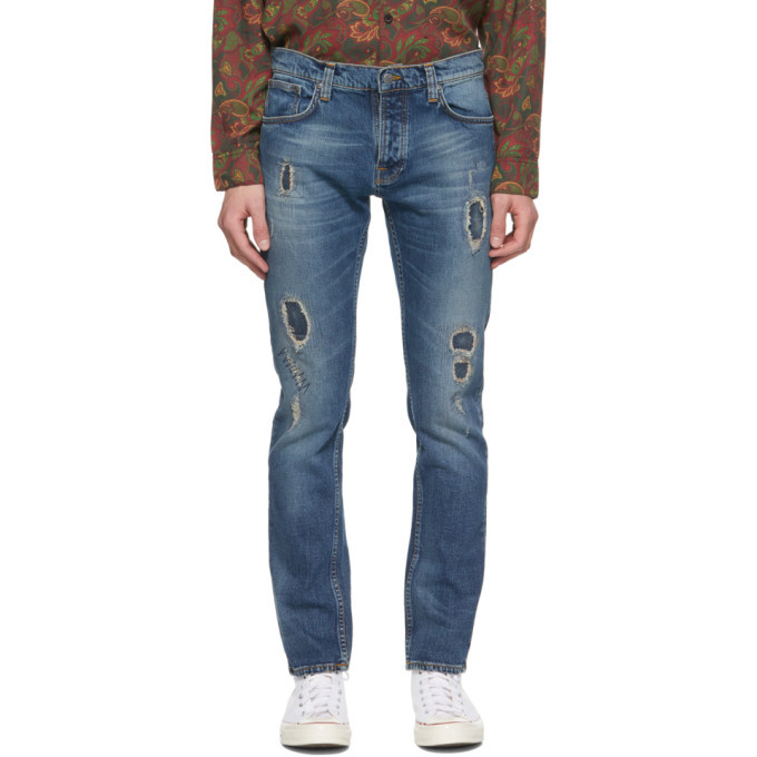 Photo: Nudie Jeans Blue Grim Tim Jeans