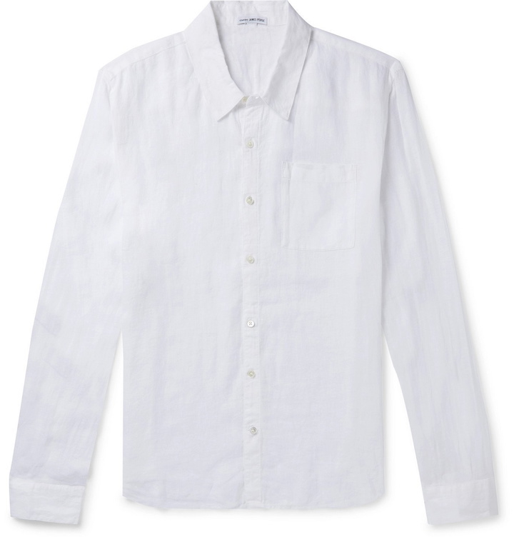 Photo: James Perse - Linen Shirt - White