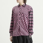 Comme des Garçons Homme Plus Men's Printed Long Sleeve Shirt in Pink