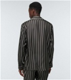 Dolce&Gabbana Striped silk pajama bottoms