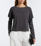 Leset Margo layered cotton jersey T-shirt