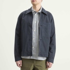Norse Projects Men's Arresskov Compact Cotton Shirt Jacket in Dark Navy