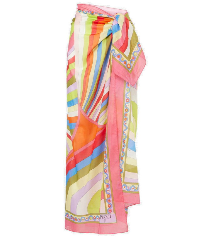 Photo: Pucci Iride cotton beach cover-up
