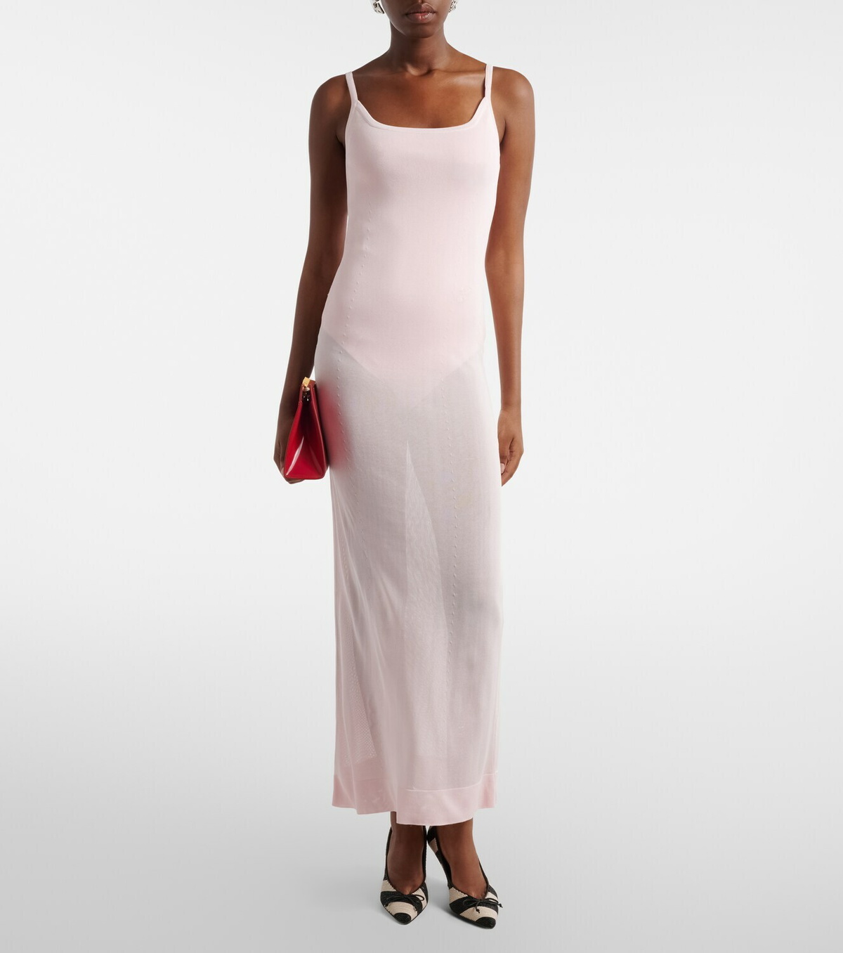 Jacquemus Nodo knitted maxi dress
