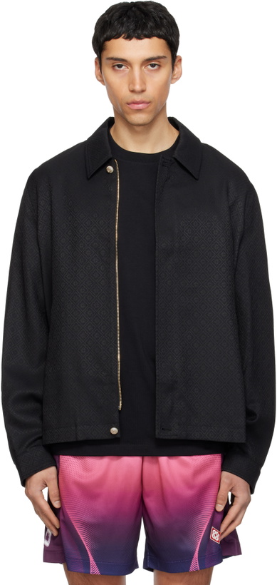 Photo: Casablanca Black Monogram Sports Jacket